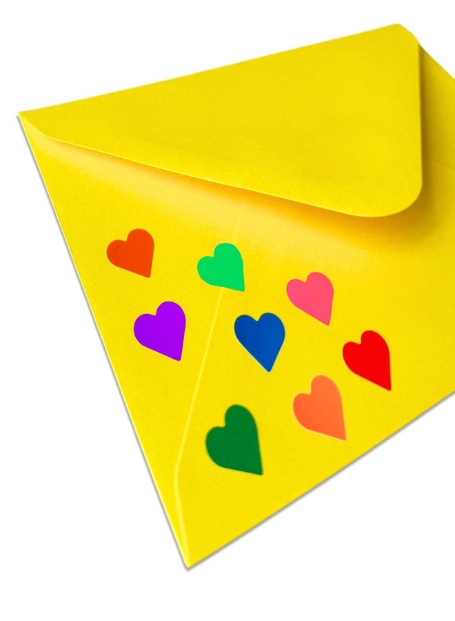 TownStix 3000 Pieces, 1/2 inch & 1 inch - Colored Heart Stickers Sheets for Kids - 2 Sizes, 8 Colors - Image 5